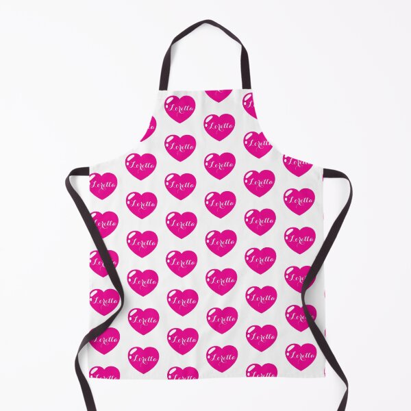 Item preview, Loretta Name with hot pink Heart designed and sold by Monika Howarth.