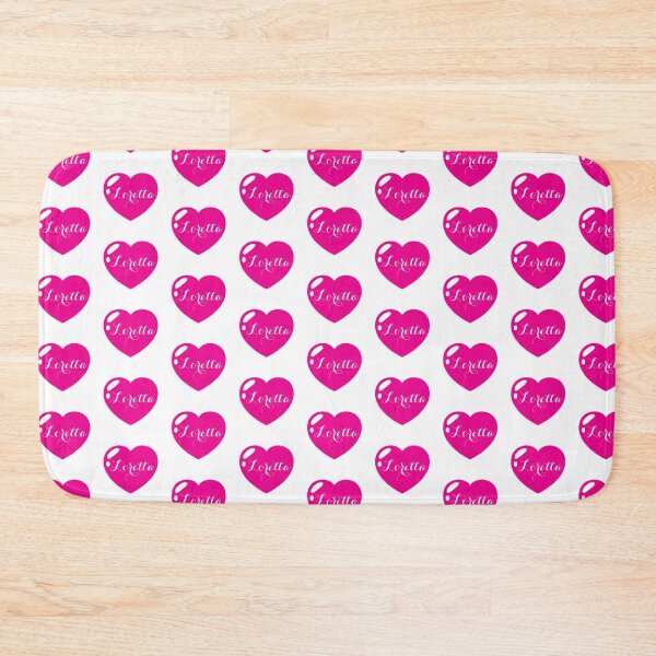 Item preview, Loretta Name with hot pink Heart  designed and sold by Monika Howarth.