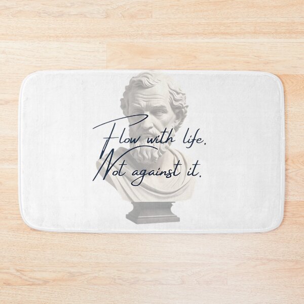 Item preview, Flow with Life. Not Against it by Stoic Philosopher Epictetus  designed and sold by LexaArtworks.