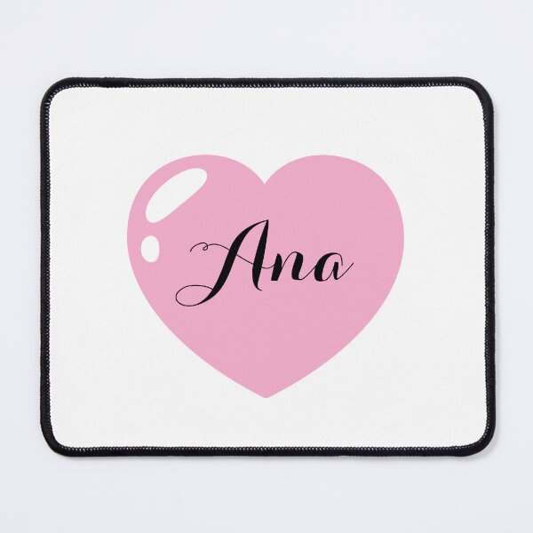 Item preview, Ana Name with pink Heart designed and sold by Artbymonika.