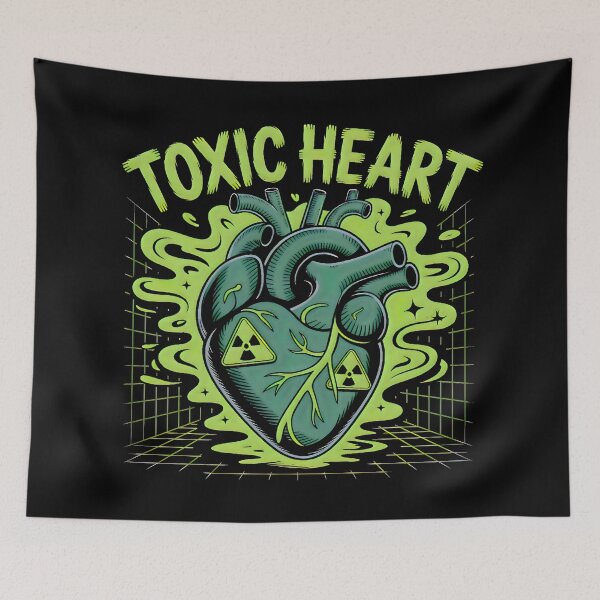 Item preview, Toxic heart designed and sold by SidTastic .