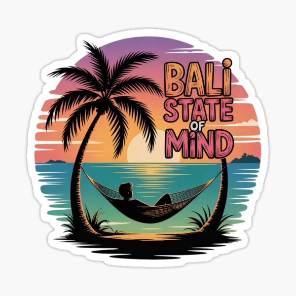 Aperçu de l'œuvre Ambiance Bali Indonésie – Bali State of Mind Tropical Sunset Design créée et vendue par Timeless Design.
