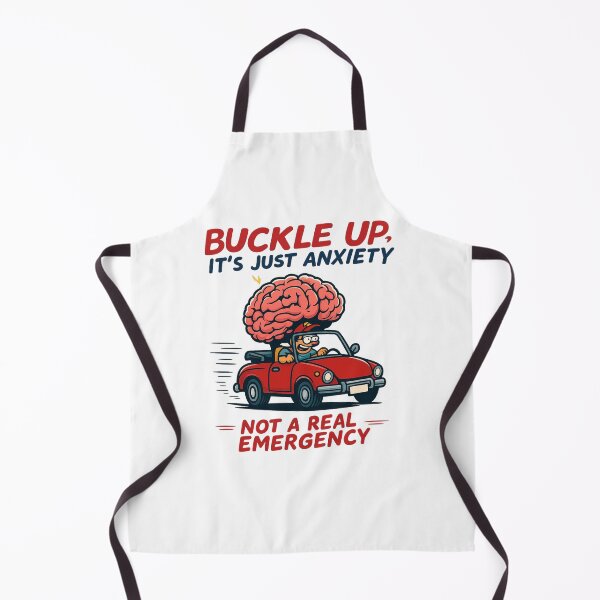 Item preview, Buckle Up, It’s Just Anxiety designed and sold by Uglyandcute.
