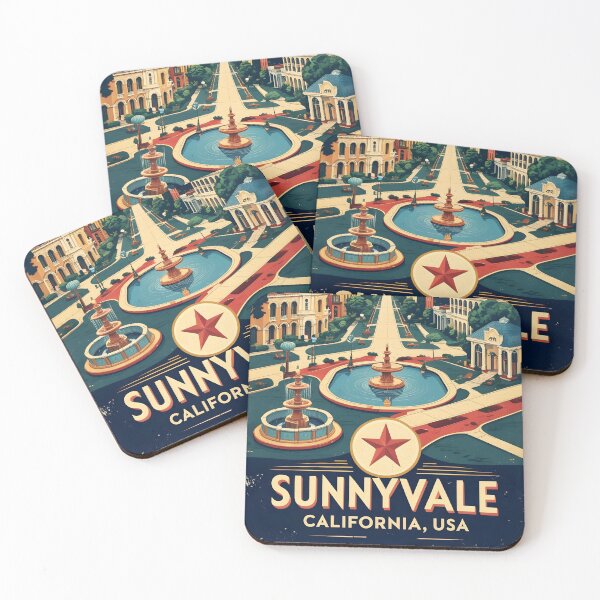 Item preview, Sunnyvale California 1950s USA Vintage Travel Tourism  designed and sold by TravelersGems.
