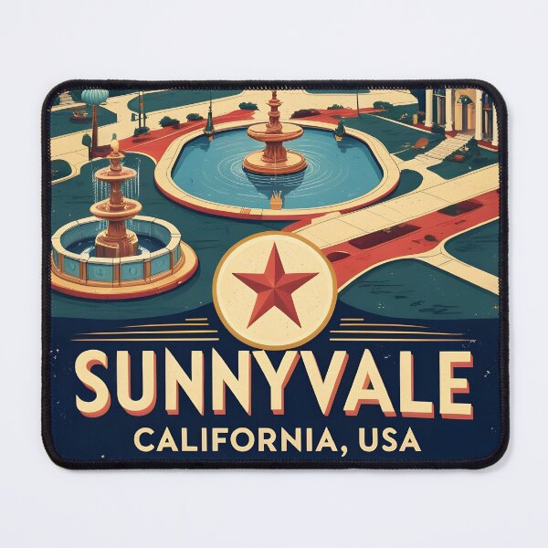 Item preview, Sunnyvale California 1950s USA Vintage Travel Tourism designed and sold by TravelersGems.
