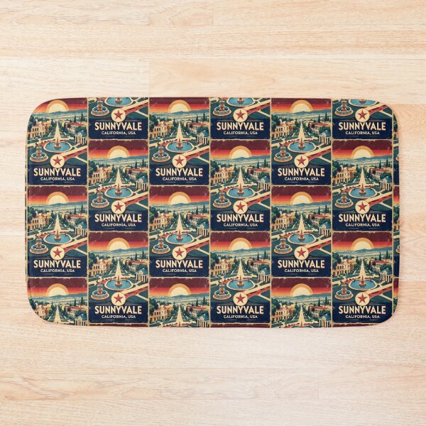 Item preview, Sunnyvale California 1950s USA Vintage Travel Tourism  designed and sold by TravelersGems.