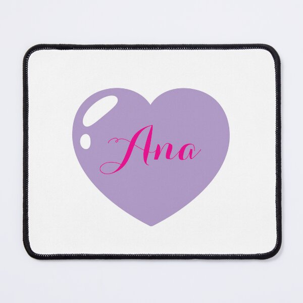 Item preview, Ana Name with purple Heart designed and sold by Artbymonika.