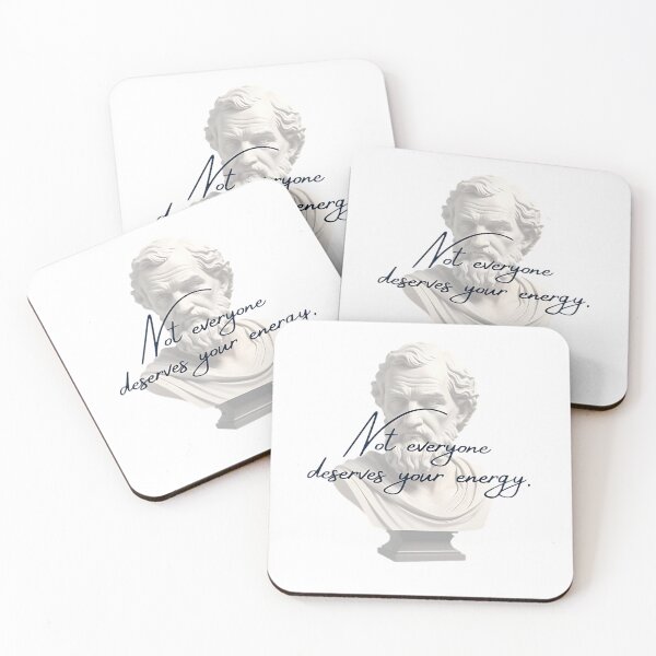 Item preview, Not Everyone deserves your energy by Stoic Philosopher Epictetus  designed and sold by LexaArtworks.