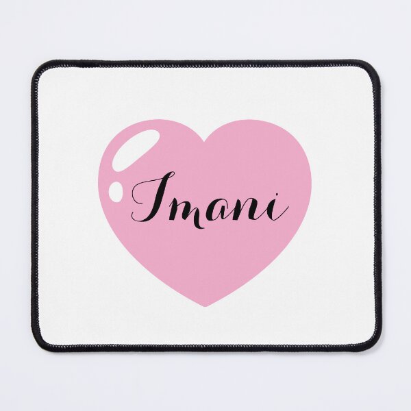 Item preview, Imani Name with pink Heart designed and sold by Monika Howarth.