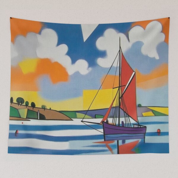 Item preview, A day at galmpton creek2（watercolour + AI） designed and sold by artsmeow.
