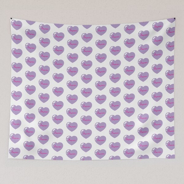 Item preview, Imani Name with purple Heart  designed and sold by Monika Howarth.