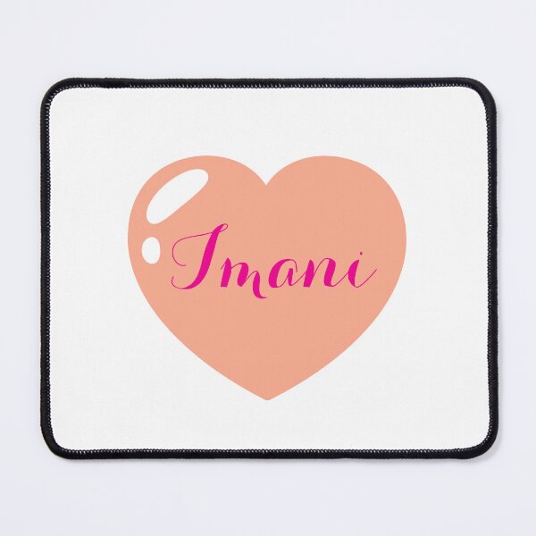 Item preview, Imani Name with orange Heart  designed and sold by Monika Howarth.