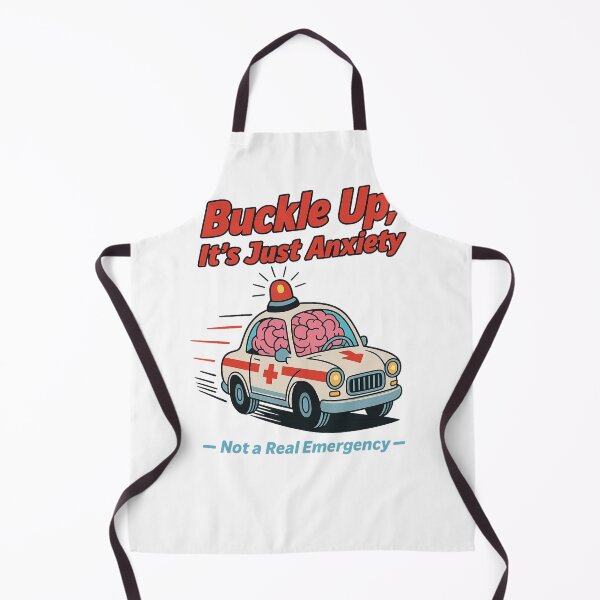 Item preview, Buckle Up, It’s Just Anxiety designed and sold by Uglyandcute.