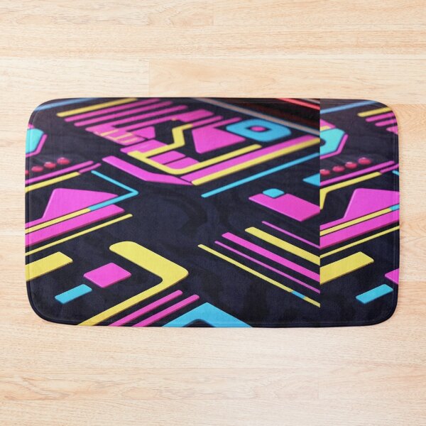 Item preview, retro arcade carpet themed decor design designed and sold by AKANKEDESIGN.