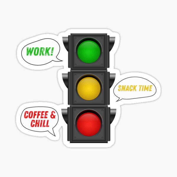 Item preview, Funny Traffic Lights  designed and sold by Ketsuruii shop.