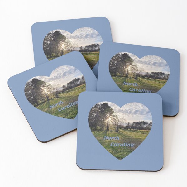 Item preview, North Carolina Sunset Heart designed and sold by RaenFaulsCreations.
