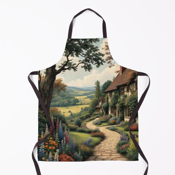 Item preview, Enchanted English Cottage and Magic Flowers designed and sold by SoniaSarkali.