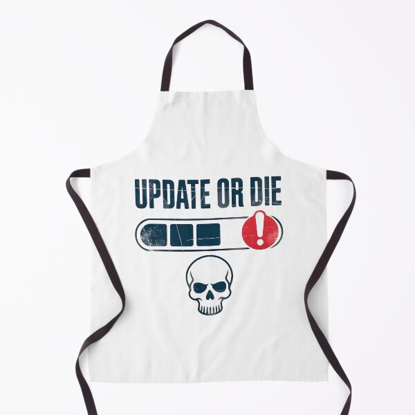 Item preview, Update Or Die Funny Cybersecurity Warning Hacker Shirt designed and sold by Amanda's Factory.