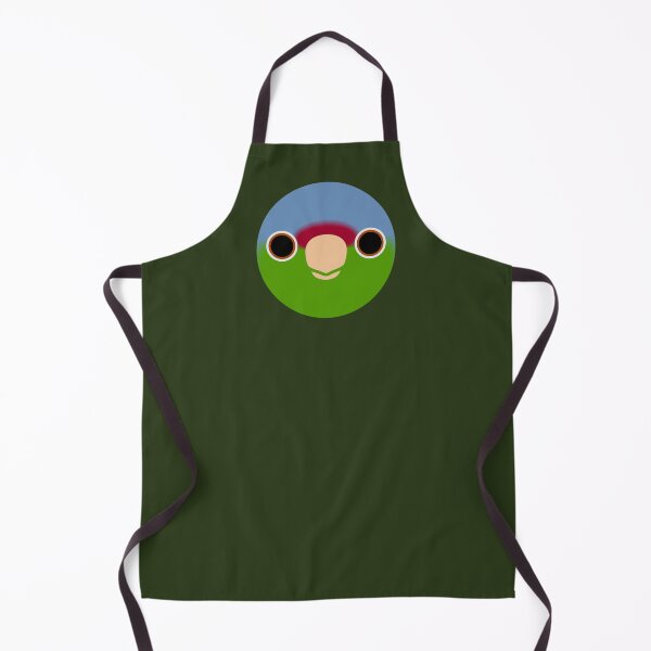 Item preview, The face of a Lilac-crowned amazon designed and sold by INKOYADO.