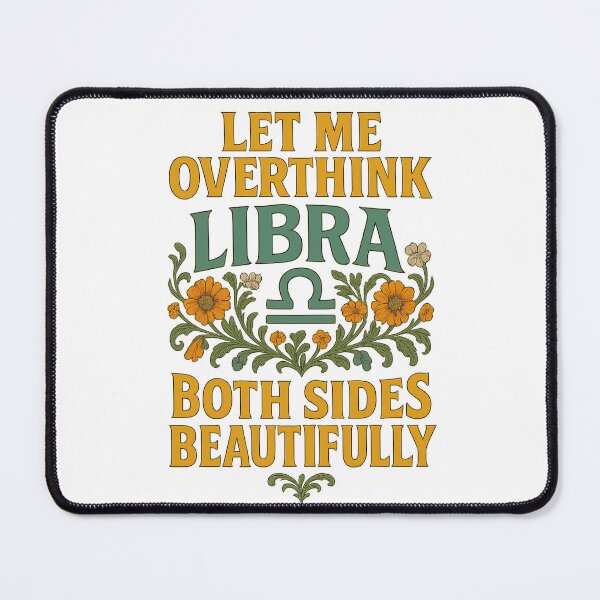 Item preview, Libra “Let me overthink both sides beautifully.” Art Nouveau T-Shirt | Funny Libra Gift designed and sold by MySpiritTravels.