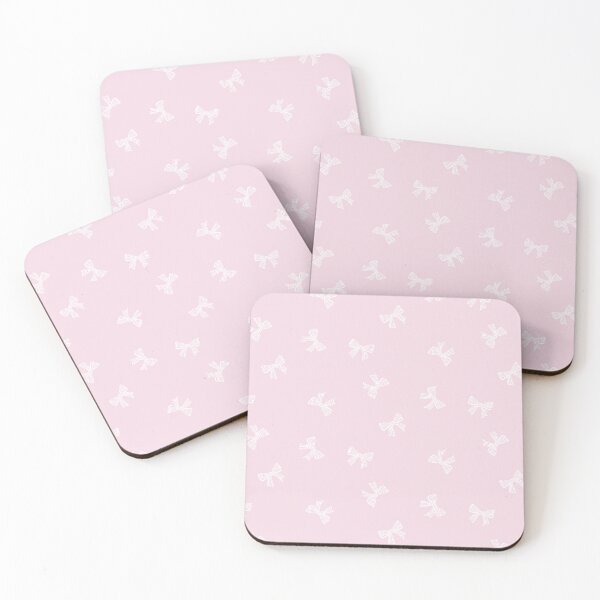 Item preview, Cute Coquette Bows Tossed Preppy Ribbons In Pastel Pink designed and sold by EliveraDesigns.
