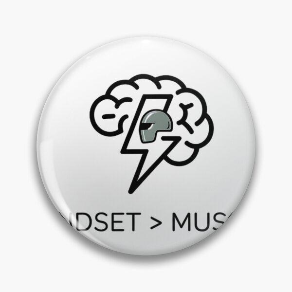 Item preview, Mindset Over Muscle Motivational Design designed and sold by Enjoy237.