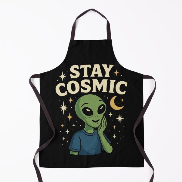Item preview, Stay Cosmic – Uplifting Alien Illustration designed and sold by Kindloom.