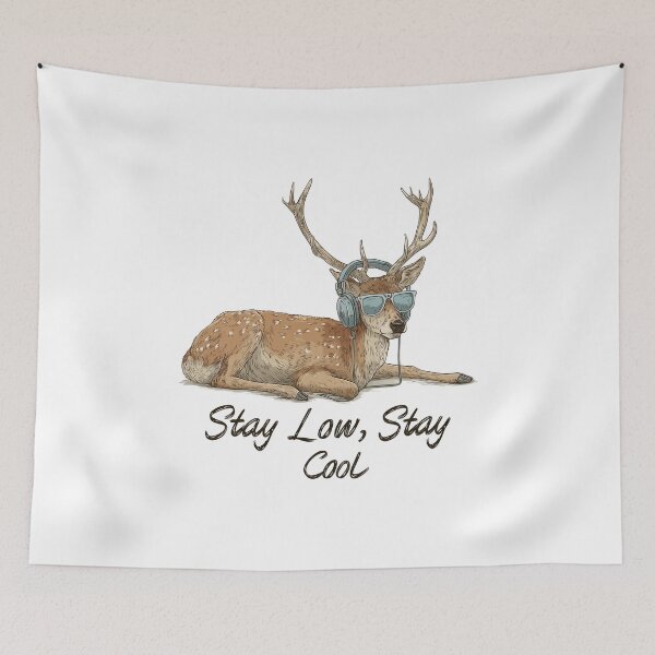Item preview, Indonesia Local Animal - Rusa Bawean - Stay Low, Stay Cool designed and sold by hamishby.