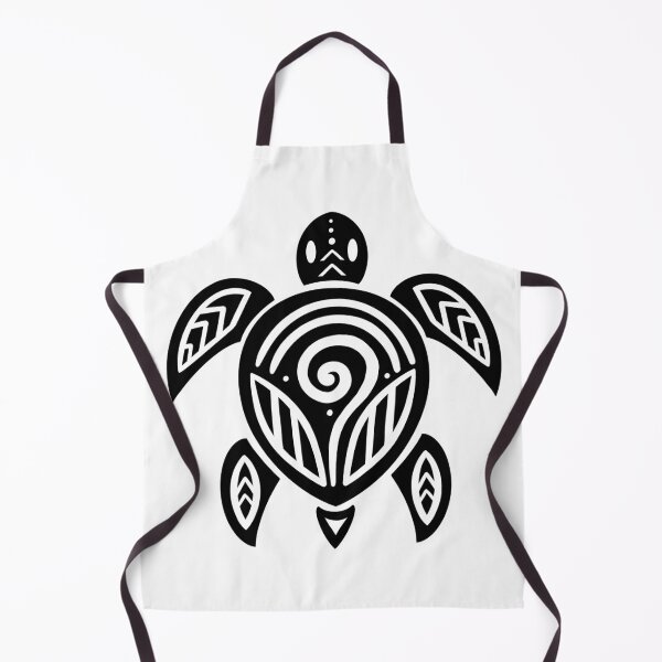 Item preview, Minimalist Maori tribal style turtle designed and sold by JuKoArt.