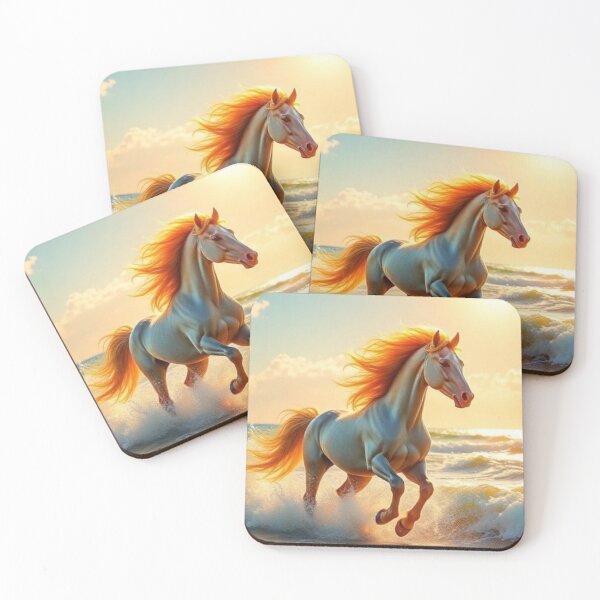 Item preview, Horse running at the beach  designed and sold by Dogandesighn.