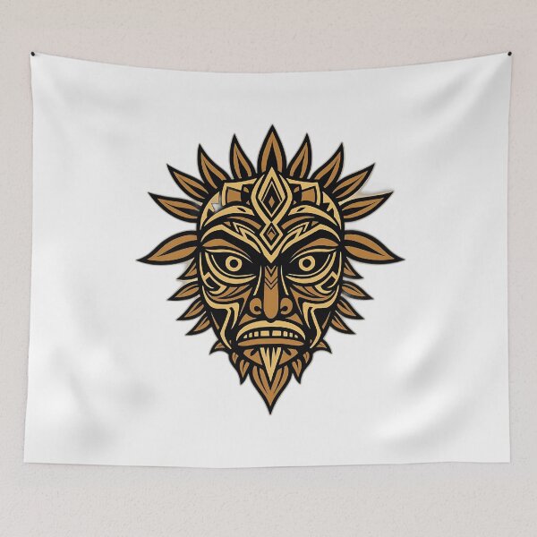 Item preview, Tribal Geometric Pattern Mask designed and sold by sharon1210.