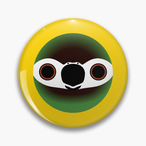 Item preview, The face of a Golden-collared macaw designed and sold by INKOYADO.