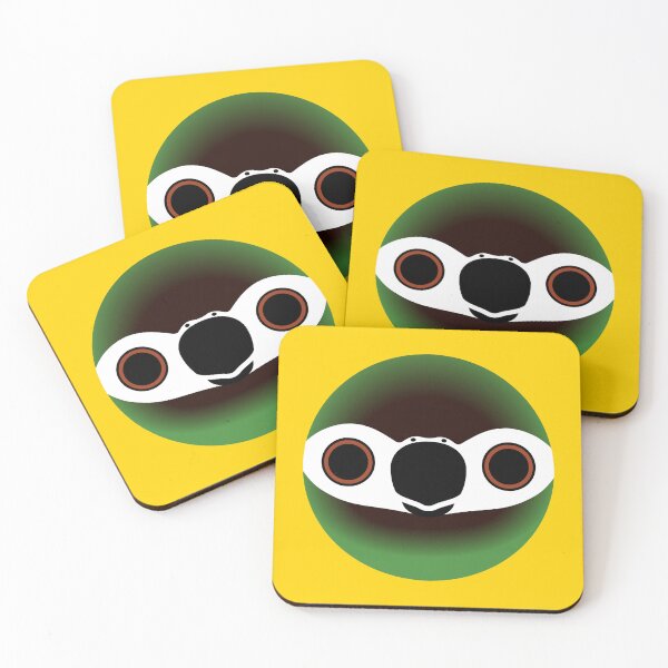 Item preview, The face of a Golden-collared macaw designed and sold by INKOYADO.