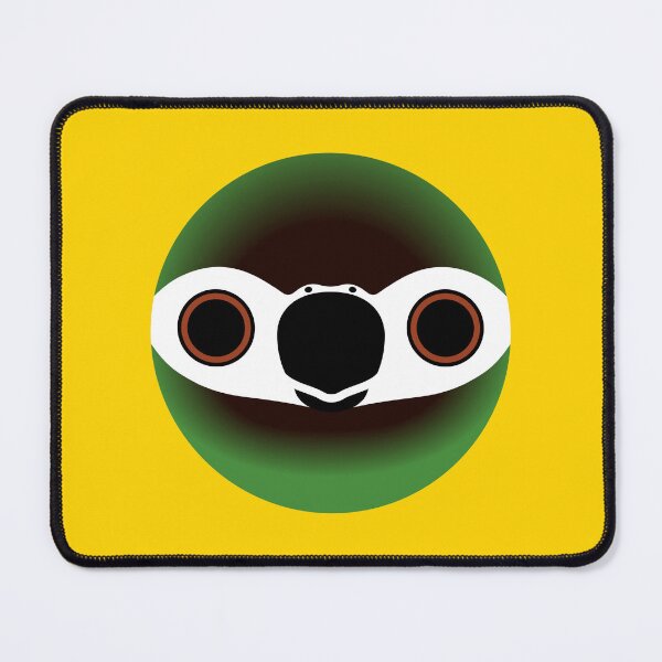 Item preview, The face of a Golden-collared macaw designed and sold by INKOYADO.
