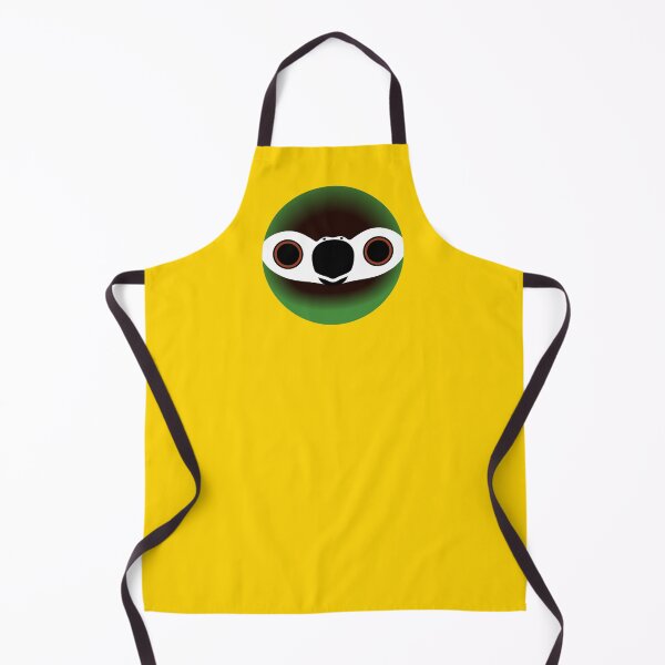 Item preview, The face of a Golden-collared macaw designed and sold by INKOYADO.