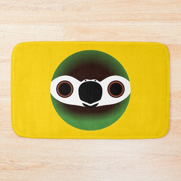 Item preview, The face of a Golden-collared macaw designed and sold by INKOYADO.