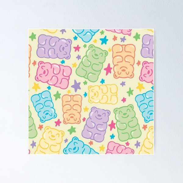Item preview, Cute Rainbow Gummy Bears designed and sold by Yrisria.