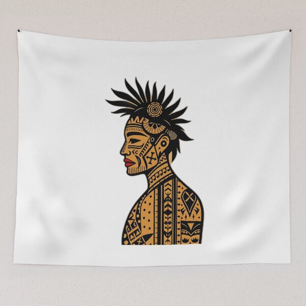 Item preview, Tribal Geometric Human Figure designed and sold by sharon1210.