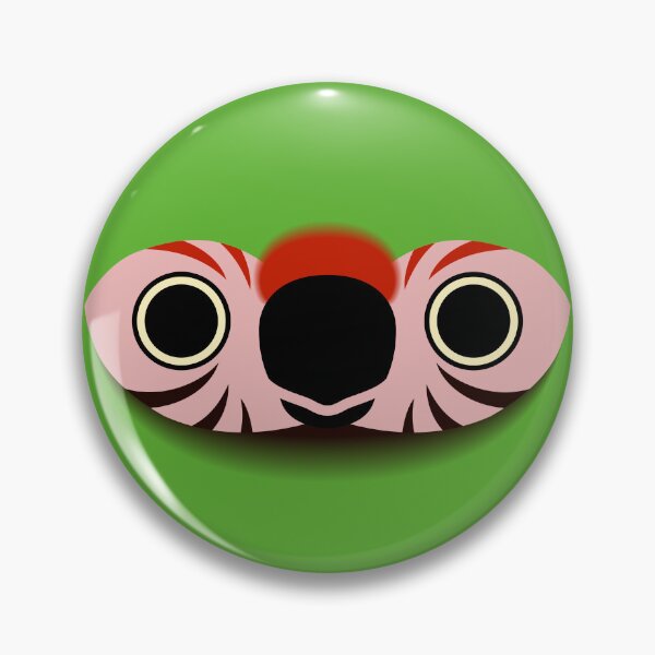 Item preview, The face of a Great green macaw designed and sold by INKOYADO.