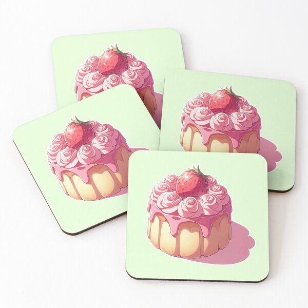 Item preview, Anime Cake – Colorful Kawaii Dessert | Cute Manga Style Food designed and sold by Sugar Wisdom .