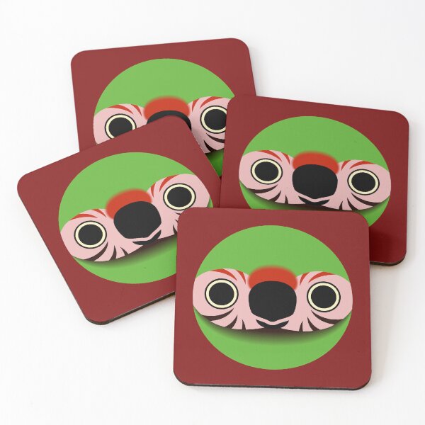 Item preview, The face of a Great green macaw designed and sold by INKOYADO.