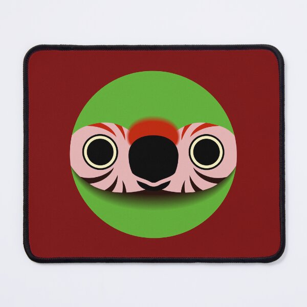 Item preview, The face of a Great green macaw designed and sold by INKOYADO.