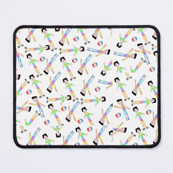 Item preview, colorful seamless doddle of kids playing ball designed and sold by mariana83.