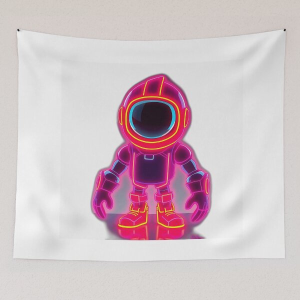Item preview, Retro Neon Video Game Character designed and sold by sharon1210.