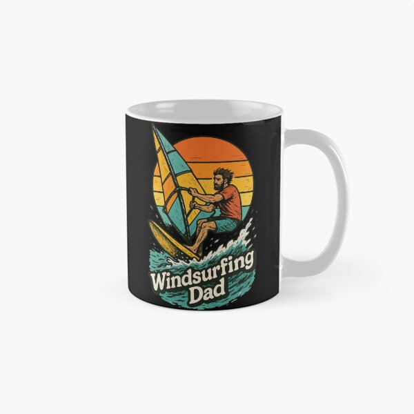 Item preview, Windsurfing Dad Retro designed and sold by TomFrontierArt.