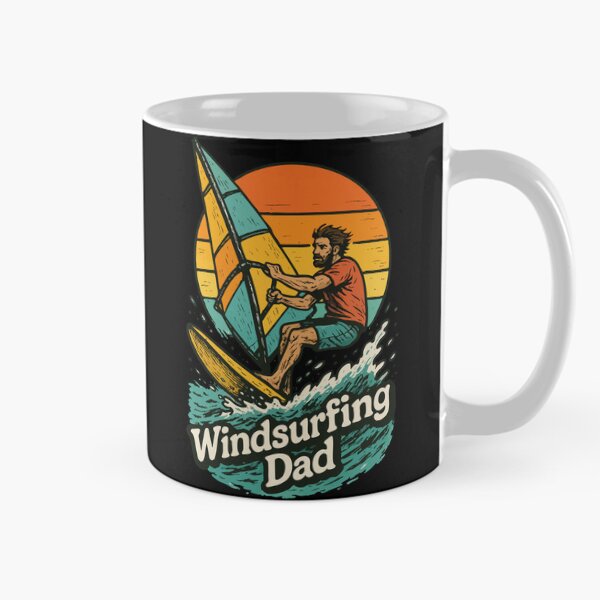 Item preview, Windsurfing Dad Retro designed and sold by TomFrontierArt.