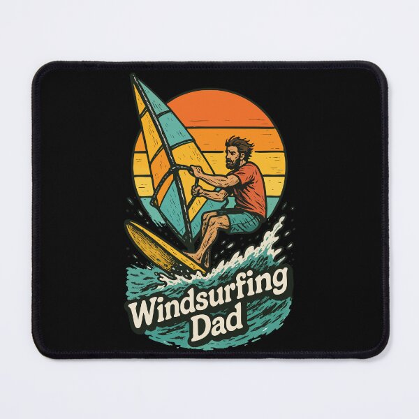 Item preview, Windsurfing Dad Retro designed and sold by TomFrontierArt.