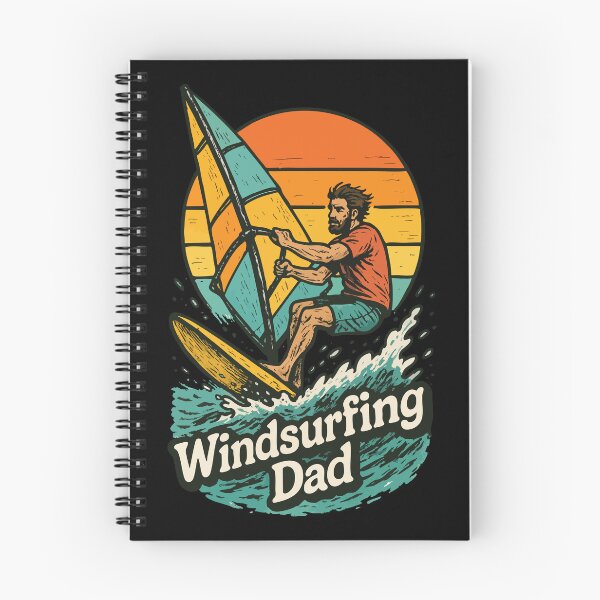 Item preview, Windsurfing Dad Retro designed and sold by TomFrontierArt.