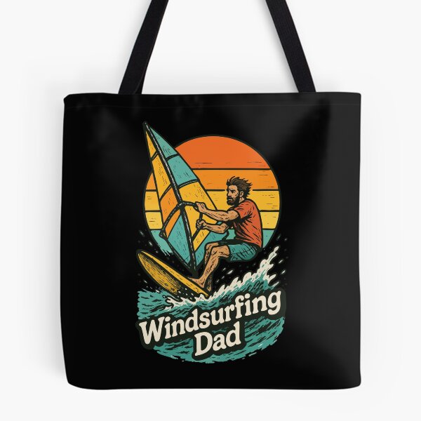 Item preview, Windsurfing Dad Retro designed and sold by TomFrontierArt.