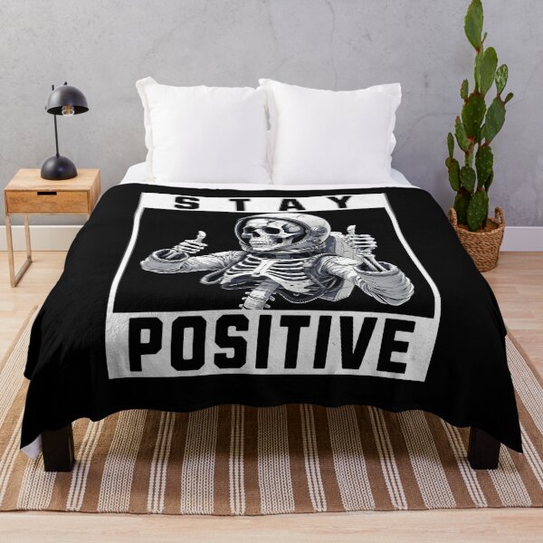 Item preview, Stay Positive T-Shirt | Skeleton Astronaut Thumbs Up designed and sold by AnAzArt.